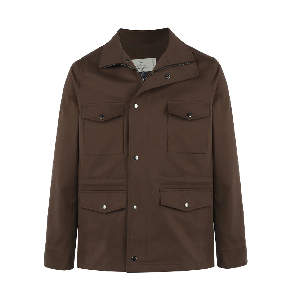 BROWN UTILITY JACKET