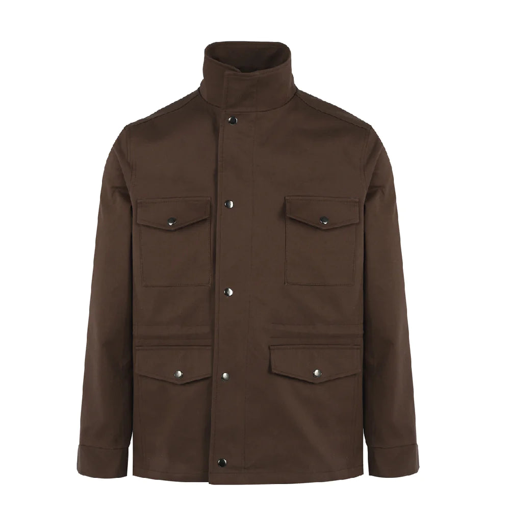 BROWN UTILITY JACKET