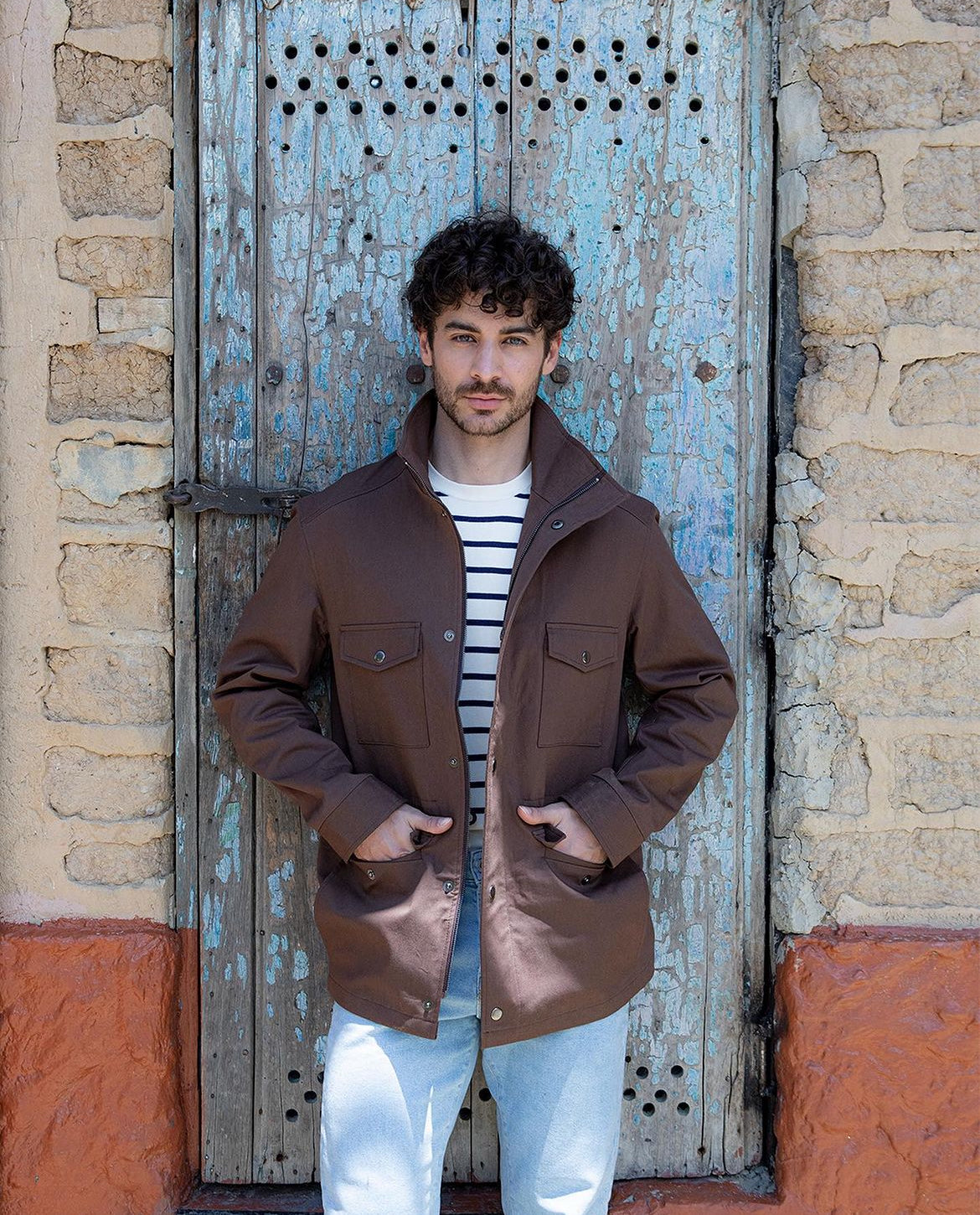 BROWN UTILITY JACKET